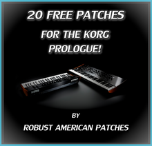 Load image into Gallery viewer, 20 Free Patches for the Korg Prologue Synthesizer
