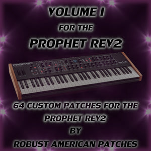 64 Patches for the Prophet Rev2 (Volume I)