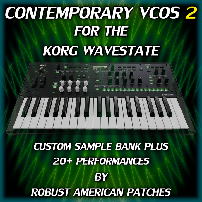 CONTEMPORARY VCOS 2 FOR THE KORG WAVESTATE