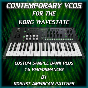 CONTEMPORARY VCOS FOR THE KORG WAVESTATE