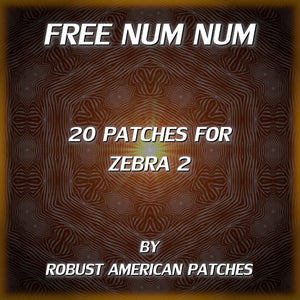 Free Num Num | 28 Free Patches for Zebra 2
