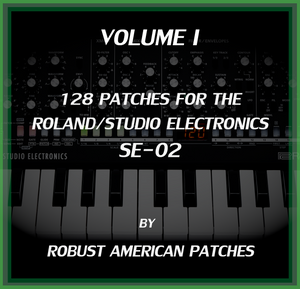 128 Patches for the SE-02 Synthesizer (Volume I)