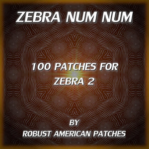 ZEBRA NUM NUM | 100 Patches for Zebra 2